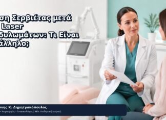 Χρήση Σερβιέτας μετά από Laser Κονδυλωμάτων: Τι Είναι Κατάλληλο; - Δρ. Ιωάννης Κ. Δημητρακόπουλος