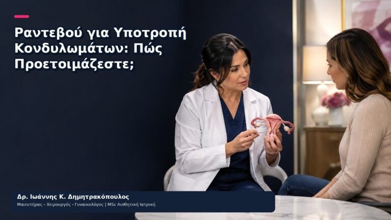 Ραντεβού για Υποτροπή Κονδυλωμάτων: Πώς Προετοιμάζεστε; - Δρ. Ιωάννης Κ. Δημητρακόπουλος