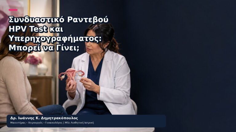 Συνδυαστικό Ραντεβού HPV Test και Υπερηχογραφήματος: Μπορεί να Γίνει; - Δρ. Ιωάννης Κ. Δημητρακόπουλος
