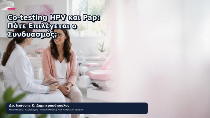 Co-testing HPV και Pap: Πότε Επιλέγεται ο Συνδυασμός; Co-testing HPV και Pap: Πότε Επιλέγεται ο Συνδυασμός; - Δρ. Ιωάννης Κ. Δημητρακόπουλος