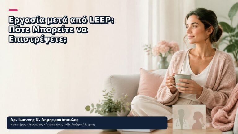 Εργασία μετά από LEEP: Πότε Μπορείτε να Επιστρέψετε; - Δρ. Ιωάννης Κ. Δημητρακόπουλος