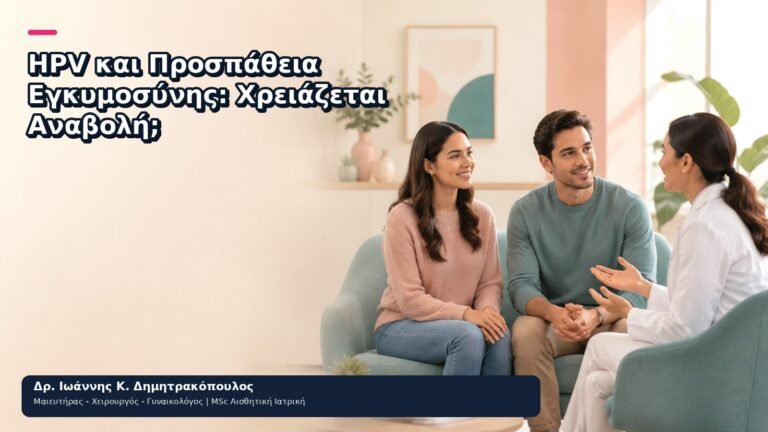 HPV και Προσπάθεια Εγκυμοσύνης: Χρειάζεται Αναβολή; - Δρ. Ιωάννης Κ. Δημητρακόπουλος