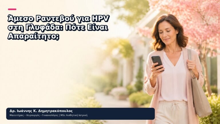Άμεσο Ραντεβού για HPV στη Γλυφάδα: Πότε Είναι Απαραίτητο; - Δρ. Ιωάννης Κ. Δημητρακόπουλος