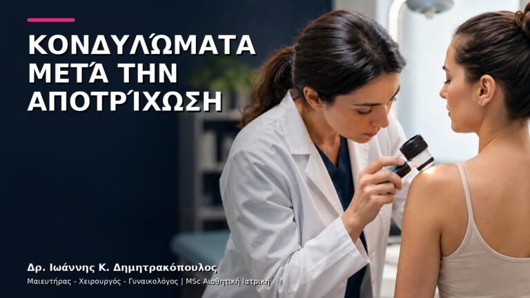 Κονδυλώματα μετά την Αποτρίχωση: Ερεθισμός ή Βλάβη HPV;