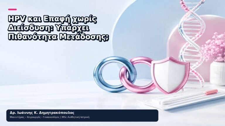 HPV και Επαφή χωρίς Διείσδυση: Υπάρχει Πιθανότητα Μετάδοσης; - Δρ. Ιωάννης Κ. Δημητρακόπουλος