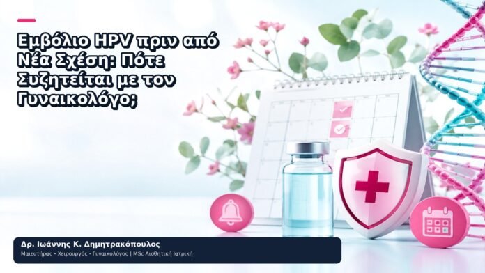 Εμβόλιο HPV πριν από Νέα Σχέση: Πότε Συζητείται με τον Γυναικολόγο; - Δρ. Ιωάννης Κ. Δημητρακόπουλος