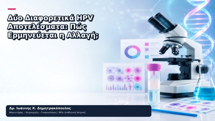 Δύο Διαφορετικά HPV Αποτελέσματα: Πώς Ερμηνεύεται η Αλλαγή; Δύο Διαφορετικά HPV Αποτελέσματα: Πώς Ερμηνεύεται η Αλλαγή; - Δρ. Ιωάννης Κ. Δημητρακόπουλος
