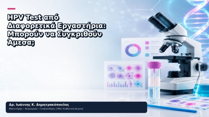HPV Test από Διαφορετικά Εργαστήρια: Μπορούν να Συγκριθούν Άμεσα; - Δρ. Ιωάννης Κ. Δημητρακόπουλος