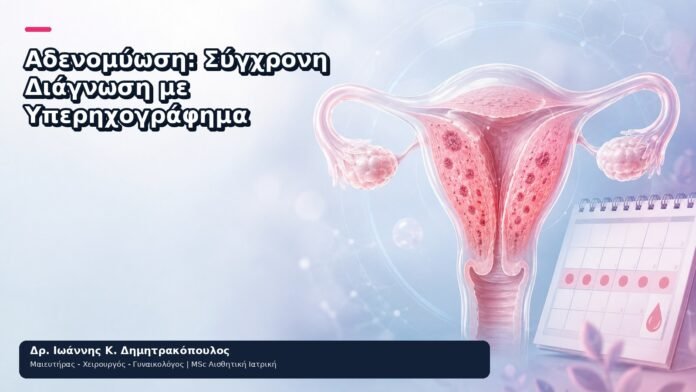 Αδενομύωση: Σύγχρονη Διάγνωση με Υπερηχογράφημα Αδενομύωση: Σύγχρονη Διάγνωση με Υπερηχογράφημα - Δρ. Ιωάννης Κ. Δημητρακόπουλος