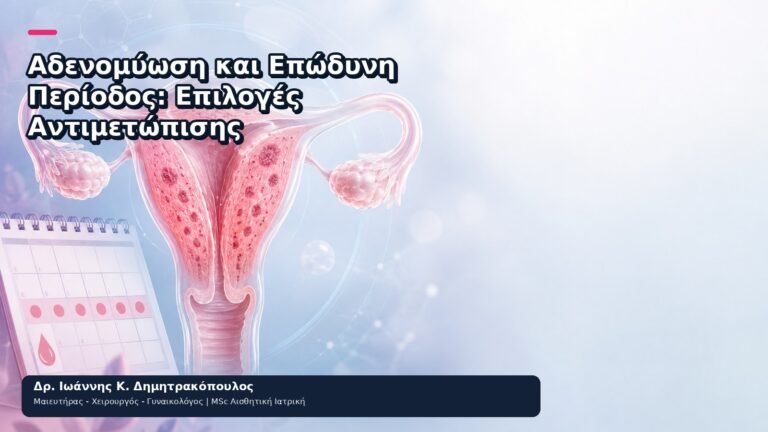 Αδενομύωση και Επώδυνη Περίοδος: Επιλογές Αντιμετώπισης - Δρ. Ιωάννης Κ. Δημητρακόπουλος