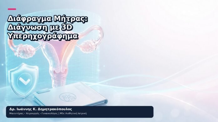 Διάφραγμα Μήτρας: Διάγνωση με 3D Υπερηχογράφημα - Δρ. Ιωάννης Κ. Δημητρακόπουλος