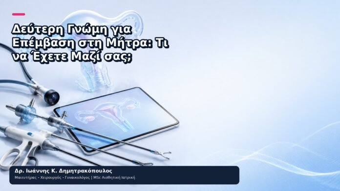 Δεύτερη Γνώμη για Επέμβαση στη Μήτρα: Τι να Έχετε Μαζί σας; Δεύτερη Γνώμη για Επέμβαση στη Μήτρα: Τι να Έχετε Μαζί σας; - Δρ. Ιωάννης Κ. Δημητρακόπουλος