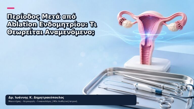 Περίοδος Μετά από Ablation Ενδομητρίου: Τι Θεωρείται Αναμενόμενο; - Δρ. Ιωάννης Κ. Δημητρακόπουλος