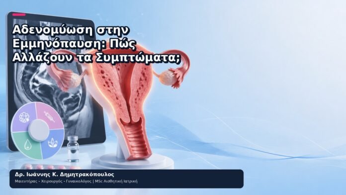 Αδενομύωση στην Εμμηνόπαυση: Πώς Αλλάζουν τα Συμπτώματα; - Δρ. Ιωάννης Κ. Δημητρακόπουλος