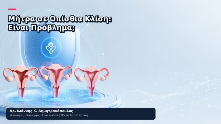 Μήτρα σε Οπίσθια Κλίση: Είναι Πρόβλημα; - Δρ. Ιωάννης Κ. Δημητρακόπουλος