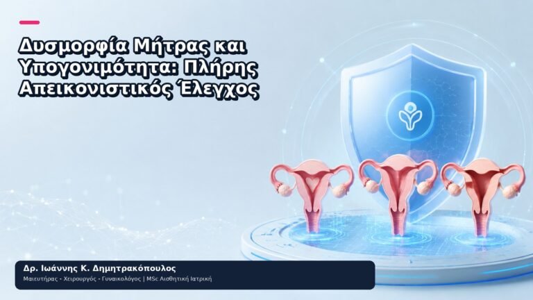 Δυσμορφία Μήτρας και Υπογονιμότητα: Πλήρης Απεικονιστικός Έλεγχος - Δρ. Ιωάννης Κ. Δημητρακόπουλος