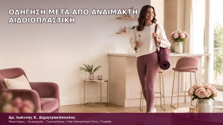 οδήγηση μετά από αναίμακτη αιδοιοπλαστική