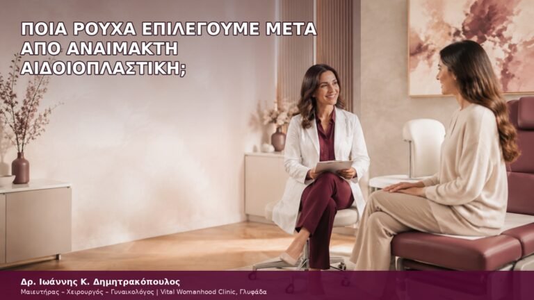 ποια ρούχα επιλέγουμε μετά από αναίμακτη αιδοιοπλαστική