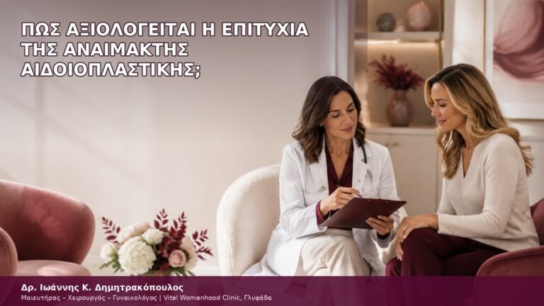 πώς αξιολογείται η επιτυχία της αναίμακτης αιδοιοπλαστικής