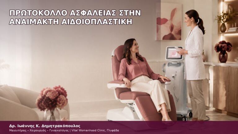 πρωτόκολλο ασφάλειας στην αναίμακτη αιδοιοπλαστική