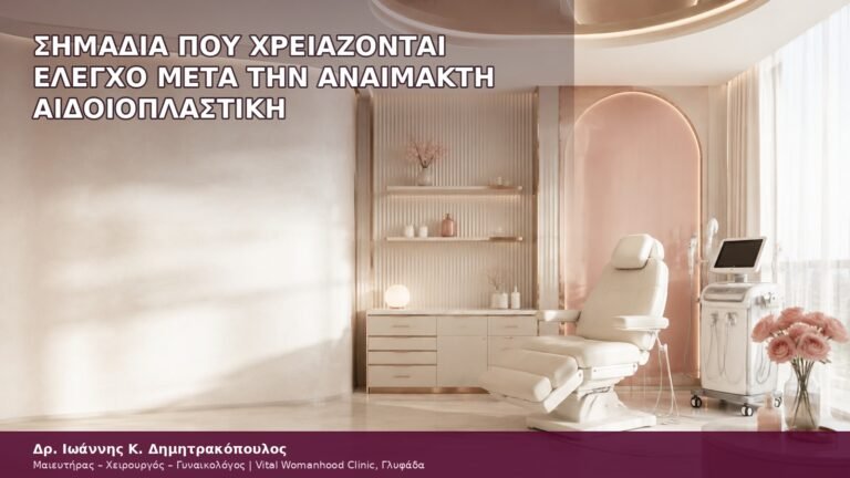 σημάδια που χρειάζονται έλεγχο μετά την αναίμακτη αιδοιοπλαστική