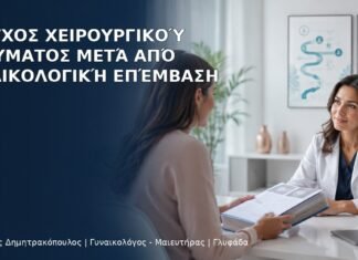 Έλεγχος Χειρουργικού Τραύματος μετά από Γυναικολογική Επέμβαση - Δρ. Ιωάννης Δημητρακόπουλος