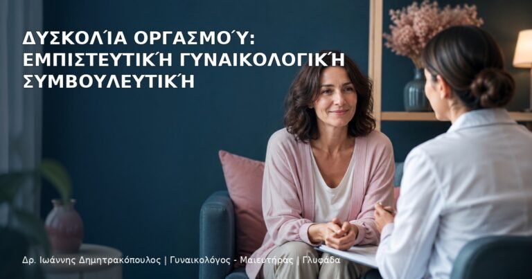 Δυσκολία Οργασμού: Εμπιστευτική Γυναικολογική Συμβουλευτική - Δρ. Ιωάννης Δημητρακόπουλος