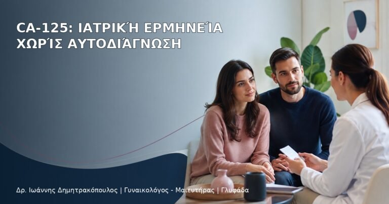 CA-125: Ιατρική Ερμηνεία χωρίς Αυτοδιάγνωση - Δρ. Ιωάννης Δημητρακόπουλος