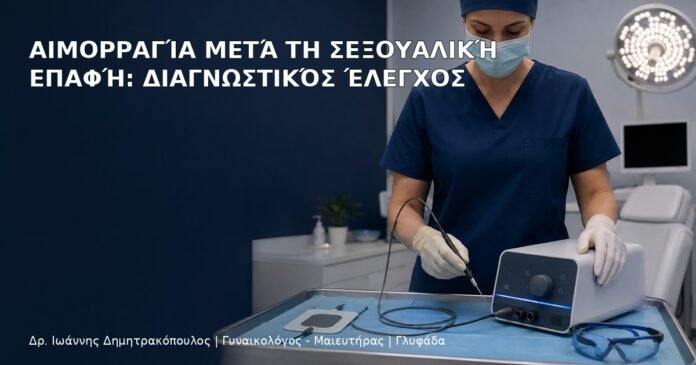 Αιμορραγία μετά τη Σεξουαλική Επαφή: Διαγνωστικός Έλεγχος Αιμορραγία μετά τη Σεξουαλική Επαφή: Διαγνωστικός Έλεγχος - Δρ. Ιωάννης Δημητρακόπουλος