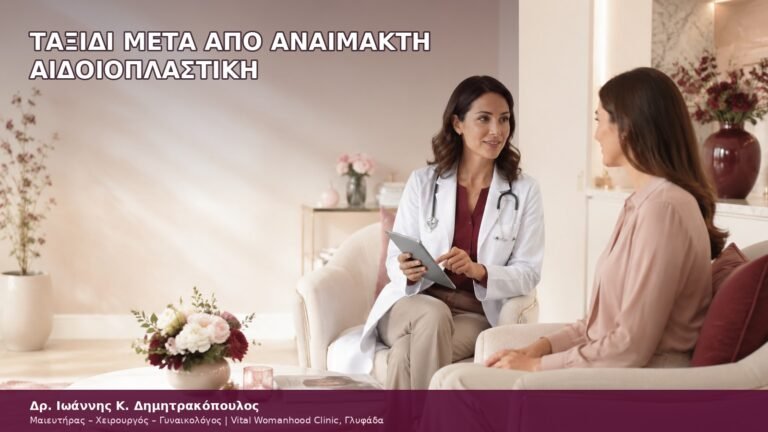 ταξίδι μετά από αναίμακτη αιδοιοπλαστική