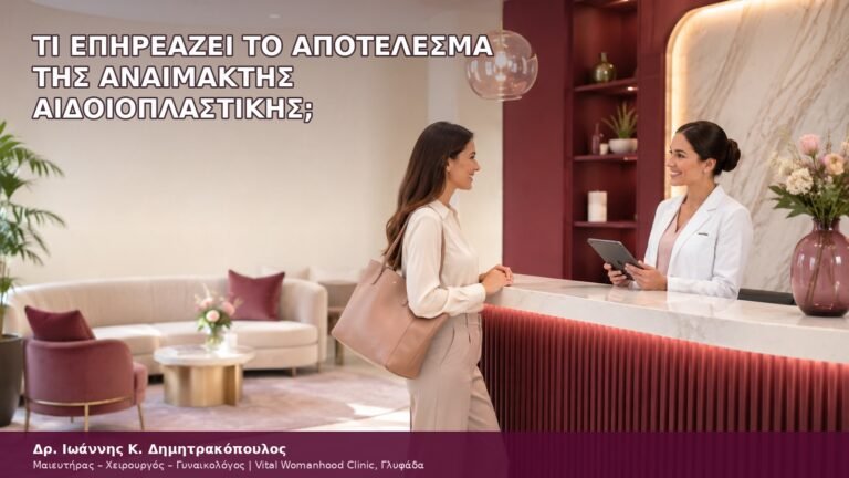 τι επηρεάζει το αποτέλεσμα της αναίμακτης αιδοιοπλαστικής