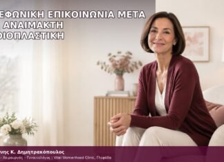 τηλεφωνική επικοινωνία μετά από αναίμακτη αιδοιοπλαστική