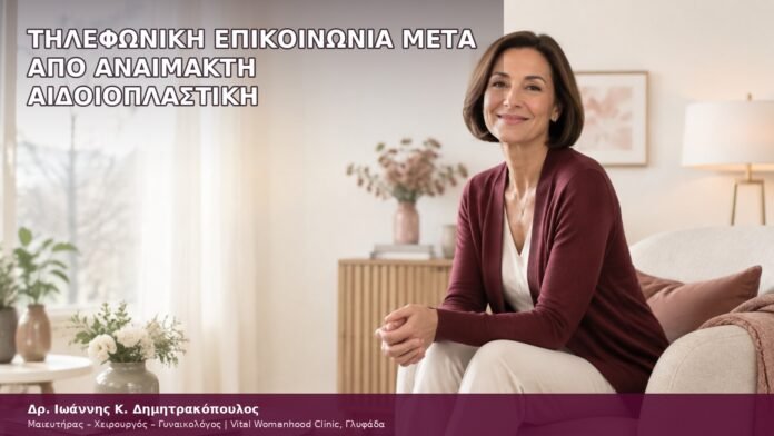 Τηλεφωνική Επικοινωνία μετά από Αναίμακτη Αιδοιοπλαστική τηλεφωνική επικοινωνία μετά από αναίμακτη αιδοιοπλαστική