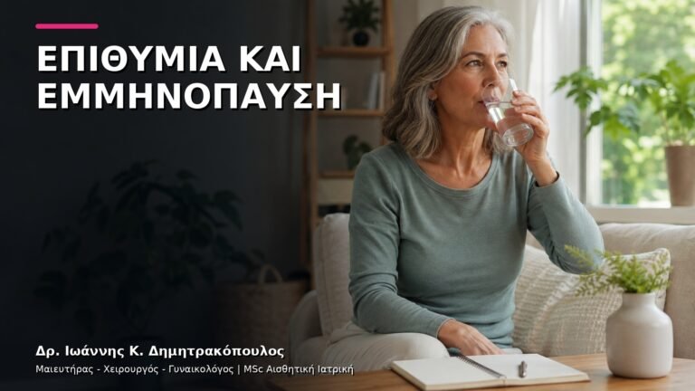 Μειωμένη Επιθυμία στην Εμμηνόπαυση: Ορμονική και Γυναικολογική Αξιολόγηση