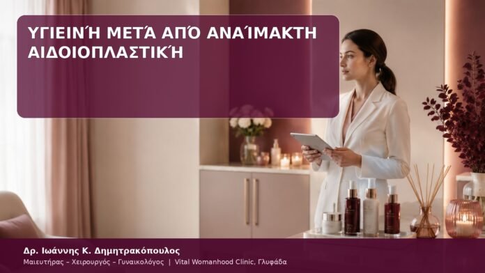 υγιεινή μετά την αιδοιοπλαστική