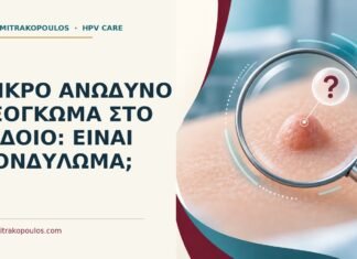 Ιατρικό cover για: Μικρό ανώδυνο εξόγκωμα στο αιδοίο: είναι κονδύλωμα