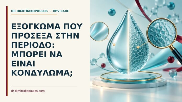 Ιατρικό cover για: Εξόγκωμα που πρόσεξα στην περίοδο: μπορεί να είναι κονδύλωμα