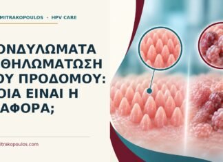 Κονδυλώματα ή θηλωμάτωση του προδόμου: ποια είναι η διαφορά; Ιατρικό cover για: Κονδυλώματα ή θηλωμάτωση του προδόμου: ποια είναι η διαφορά