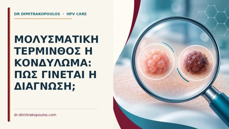 Ιατρικό cover για: Μολυσματική τέρμινθος ή κονδύλωμα: πώς γίνεται η διάγνωση