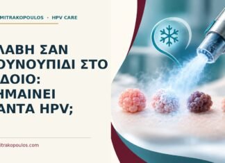 Ιατρικό cover για: Βλάβη σαν κουνουπίδι στο αιδοίο: σημαίνει πάντα HPV