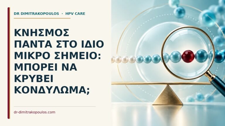 Ιατρικό cover για: Κνησμός πάντα στο ίδιο μικρό σημείο: μπορεί να κρύβει κονδύλωμα