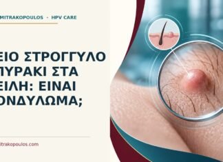 Ιατρικό cover για: Λείο στρογγυλό σπυράκι στα χείλη: είναι κονδύλωμα