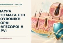 Μαύρα στίγματα στη βουβωνική χώρα: φαγεσώροι ή HPV; Ιατρικό cover για: Μαύρα στίγματα στη βουβωνική χώρα: φαγεσώροι ή HPV