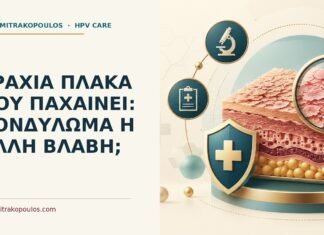Τραχιά πλάκα που παχαίνει: κονδύλωμα ή άλλη βλάβη; Ιατρικό cover για: Τραχιά πλάκα που παχαίνει: κονδύλωμα ή άλλη βλάβη
