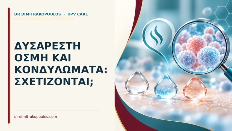 Ιατρικό cover για: Δυσάρεστη οσμή και κονδυλώματα: σχετίζονται