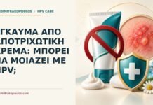 Έγκαυμα από αποτριχωτική κρέμα: μπορεί να μοιάζει με HPV; Ιατρικό cover για: Έγκαυμα από αποτριχωτική κρέμα: μπορεί να μοιάζει με HPV