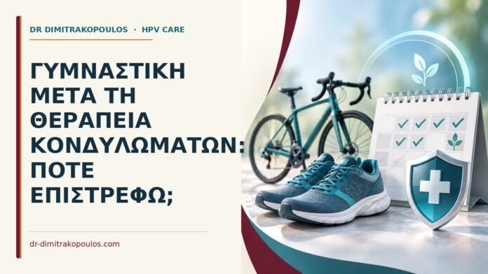 Γυμναστική μετά τη θεραπεία κονδυλωμάτων: πότε επιστρέφω Ιατρικό cover για: Γυμναστική μετά τη θεραπεία κονδυλωμάτων: πότε επιστρέφω