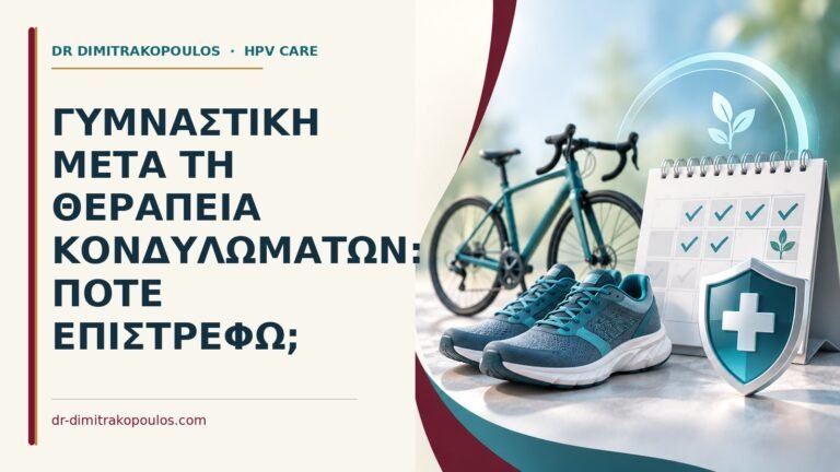 Ιατρικό cover για: Γυμναστική μετά τη θεραπεία κονδυλωμάτων: πότε επιστρέφω