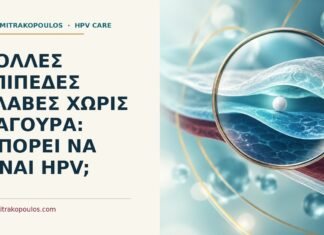 Ιατρικό cover για: Πολλές επίπεδες βλάβες χωρίς φαγούρα: μπορεί να είναι HPV