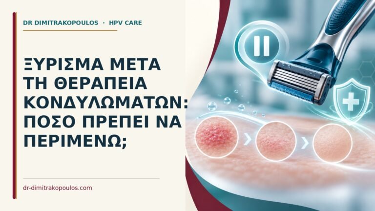 Ιατρικό cover για: Ξύρισμα μετά τη θεραπεία κονδυλωμάτων: πόσο πρέπει να περιμένω
